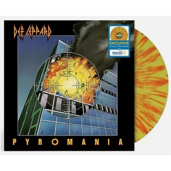 VINYL Def Leppard: Pyromania - Orange & Yellow Splatter LP - NEW / SEALED - Picture 3 of 5